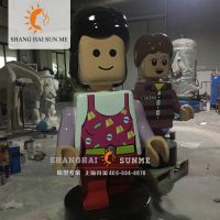 模型专家足球员玻璃钢雕塑人物摆件球星雕塑展览道具