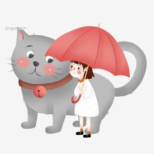 卡通可爱猫与打着红伞女孩元素图片大小2000x2000px图片尺寸1.09mb来自png搜索网pngss.com免费免扣png素材下载红伞精致人物卡通卡通元素可爱可爱女孩猫设计元素