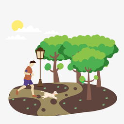 卡通插画风跑步的男人图片素材其他格式下载动漫人物大全