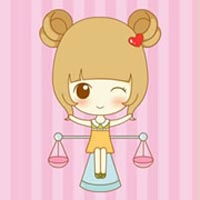 天秤座头像女生带字图片可爱萌天秤座女生qq头像图片大全