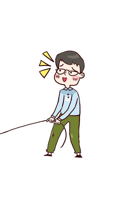 卡通情侣手机壁纸一男一女分开的好看的情侣手机壁纸一对