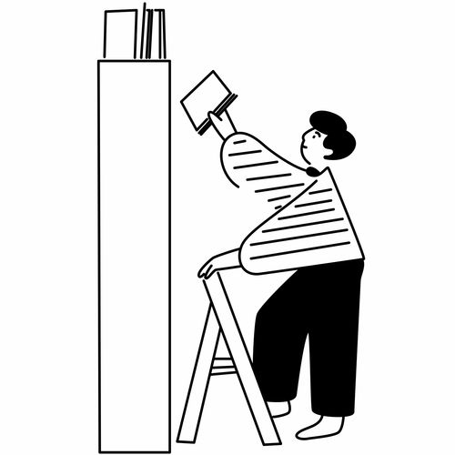 可爱小人潮流插画人物动作开心生气占位符图标贴纸免扣2d卡通插画手绘png免抠素材81插画简约线条小人