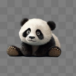 熊猫卡通3d图片熊猫卡通3d图片素材免费下载千库网