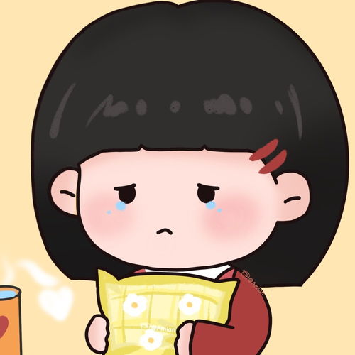 超可爱手绘卡通情侣头像