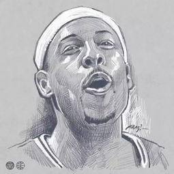 nba球星卡通手绘版微信头像总有一款你喜欢