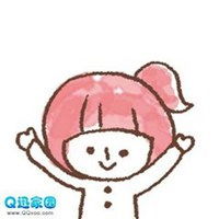 卡通白底小人情侣头像微信头像图片大全