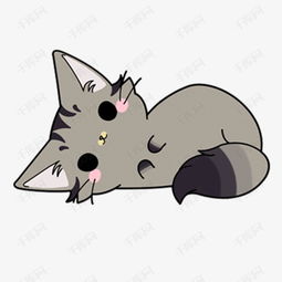 灰色卡通猫咪素材图片免费下载高清卡通手绘png千库网图片编号3559135