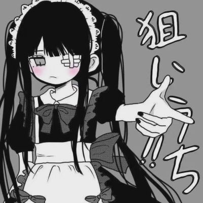 黑白手绘漫画女头,超好看的黑白漫画头像女