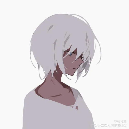 动漫插画黑皮系列头像