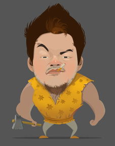 photoshop根据人物头像绘制夸张漫画效果
