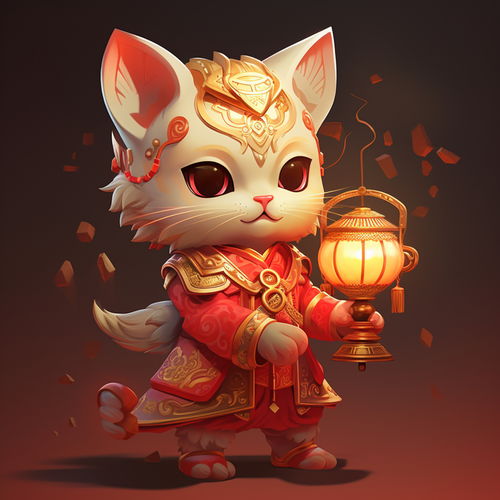 简约卡通3d招财猫素材图片海报设计下载请至来源处