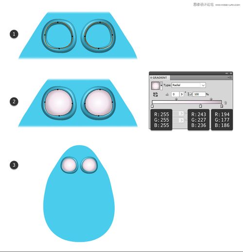 illustrator绘制卡通风格的糖果怪物