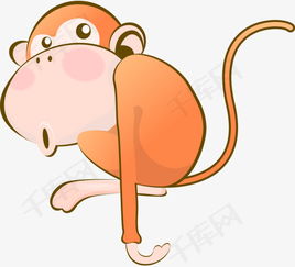 卡通手绘可爱猴子素材图片免费下载高清卡通手绘psd千库网图片编号5782984