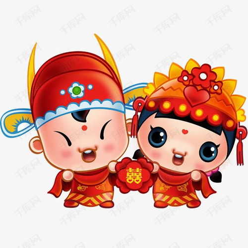 卡通情侣古装婚礼素材图片免费下载高清png千库网图片编号9818504