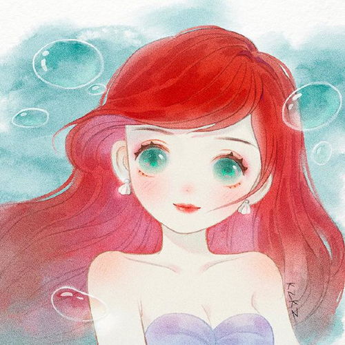 软萌版迪士尼公主,白雪公主眼睛里有星辰,糖果公主甜蜜值高