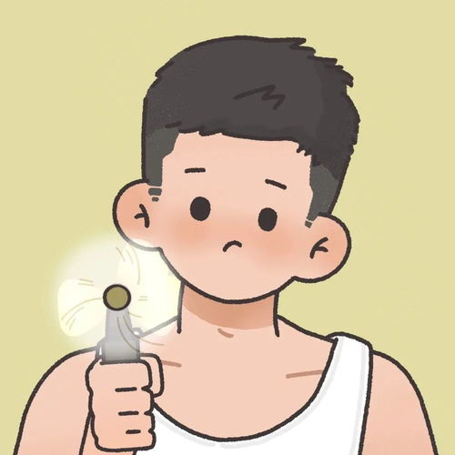 夏天用的男生插画头像