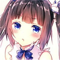 二次元刘海女生头像2次元齐刘海发型女生头像