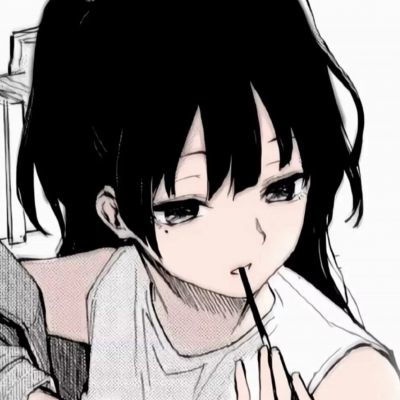 黑白动漫女别讲那些烂俗的诗女生头像我要个性网