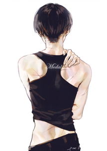 求一些好看的漫画女生或者男生的背影图片,要浅色调的,图大一些