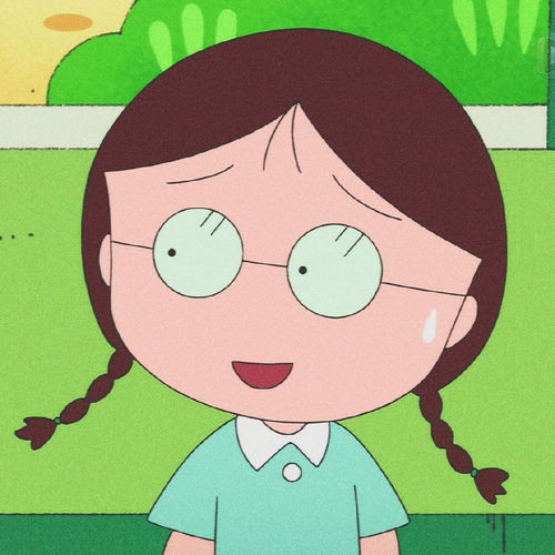 可爱动漫女头樱桃小丸子