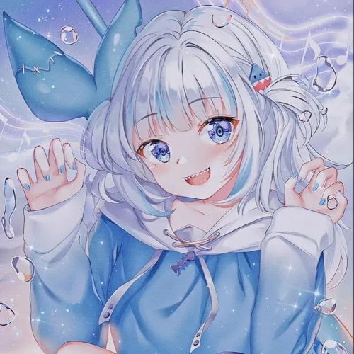 动漫头像0721鲨鱼妹可爱小鲨鱼动漫女头