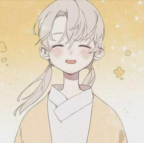 黄色系动漫闺蜜头像