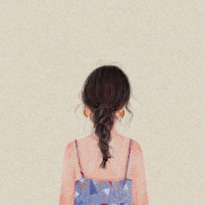 背影手画像女头像绝版高冷女头动漫背影