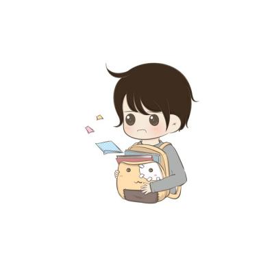 可爱动漫情侣头像一左一右要开学季
