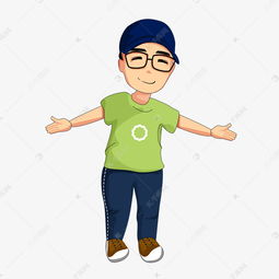 卡通可爱帅气戴帽子男孩素材图片免费下载高清psd千库网图片编号9833301