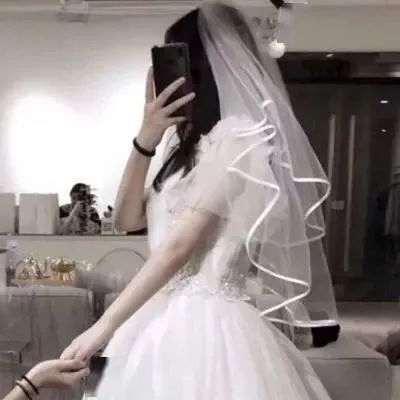 真人婚纱情头定格在最美的时候