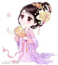q版动漫人物女的图片