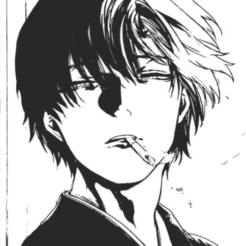 黑白动漫男头总有人翘首以盼为你而来