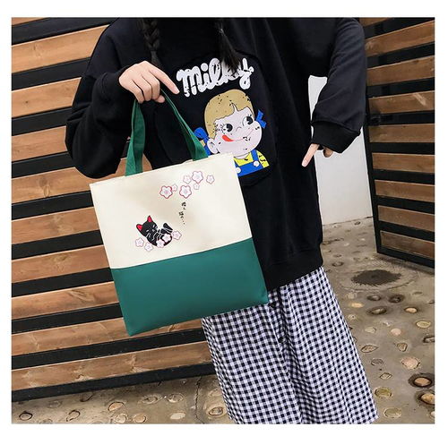 迪阿伦学生书包女孩韩版校园小清新可爱猫咪少女心帆布双肩包