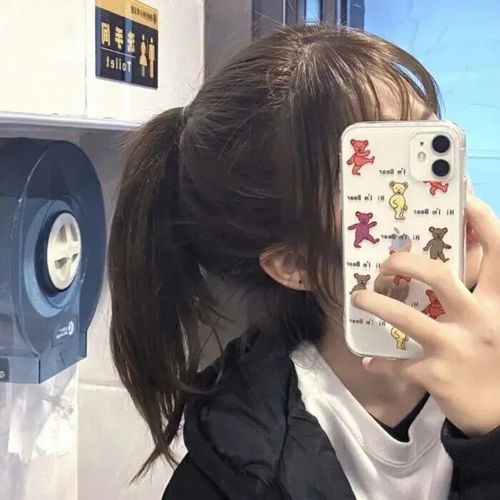 手机挡脸头像