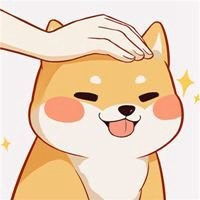 柴犬可爱头像卡通微信头像图片大全