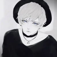 黑色qq头像男生男生动漫可爱的黑色qq头像