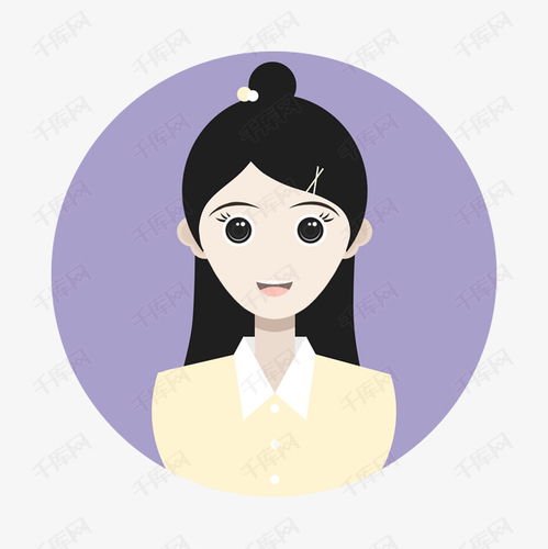 卡通扁平化女孩人物设计素材图片免费下载千库网