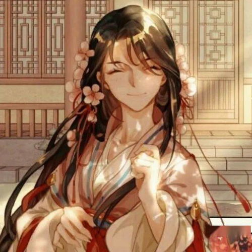 意境古风漫画女生头像芙蓉不及美人妆水殿风来珠翠香
