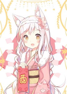 求动漫白猫女孩图片我要多一点