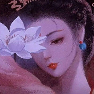 女头动漫高冷侧脸头像帅气撩人二次元女头像,卡通头像图片