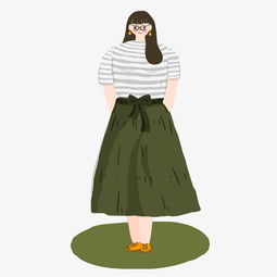 时尚女孩卡通手绘形象图片素材其他格式下载动漫人物大全