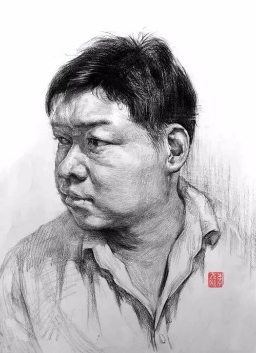 素描头像,要做到形神兼备李鑫鹏