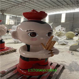 江门玻璃钢人物卡通雕塑定制商场卡通人偶雕塑-黄页88网