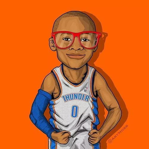 萌翻了童年版的nba球星漫画