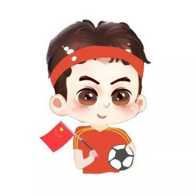 关于国庆动漫情侣头像超萌版手拿五星红旗一男一女