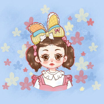 卡通亲子头像