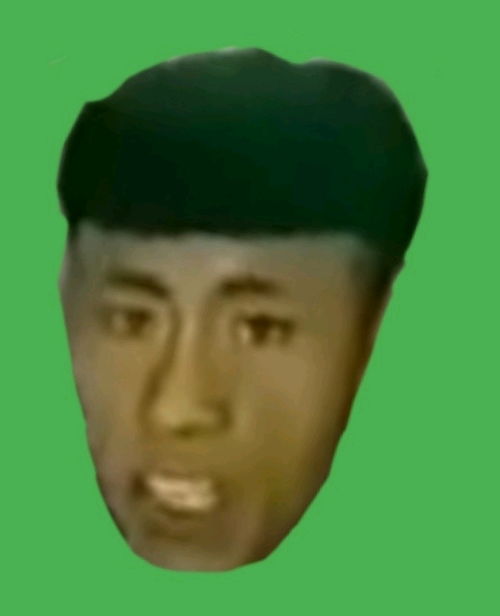 老八绿幕头像素材