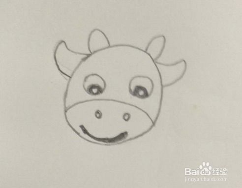 牛的简笔画画法