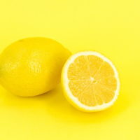 黄色柠檬图片看起真的很明亮,微信柠檬头像