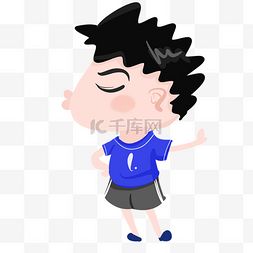 卡通帅气小男孩图片卡通帅气小男孩图片素材免费下载千库网